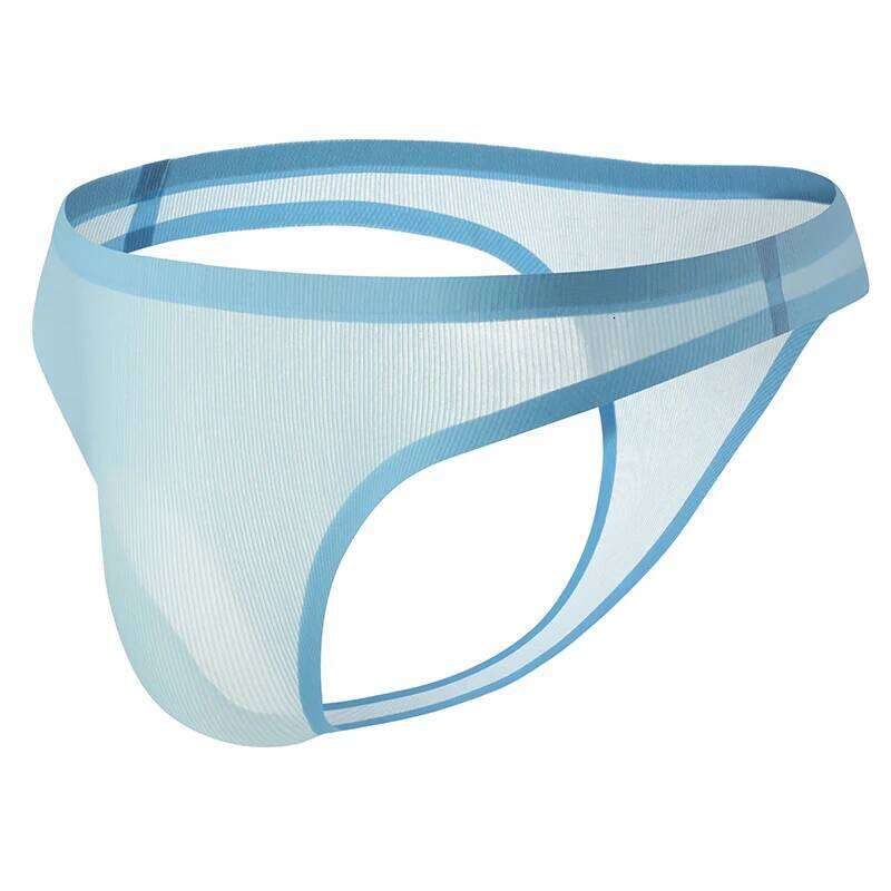 Men S Thongs G Strings Sexy Men Seamless Underwear Ultra Thin Ice Silk Panties Underpants Man Bikini Briefs Jockstrap
