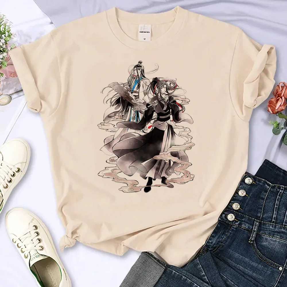 Mo Dao Zu Shi T-shirts Women Japanese Manga Summer Top Female Manga Clothing Personalized Loose Round Neck T Shirt TopT260317