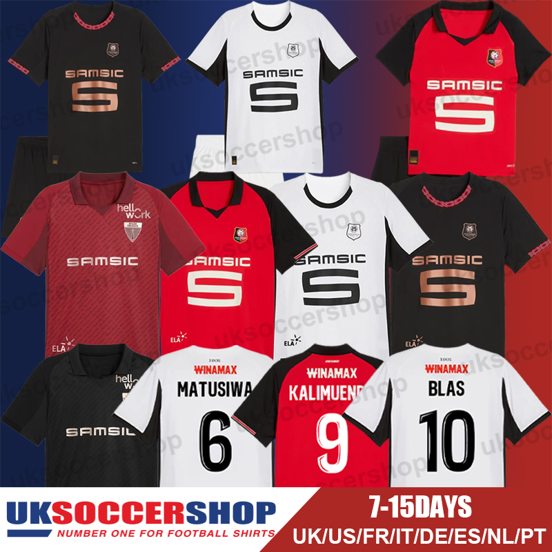 Stade Rennais Football Jerseys 25 26 Rennes Soccer Jerseys 125TH Retro Football Shirts Tops Kits Men Kids Women Fans Player 3XL 4XL