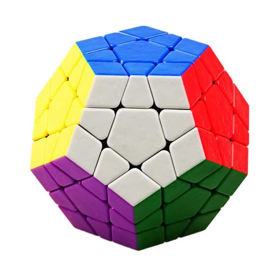 Shengshou 3x3 Megaminxeds Cube Stickerless 3x3x3 Gem Magic Cube Frosted 3Layers Speed Professional Megaminx Puzzle Toys H260314