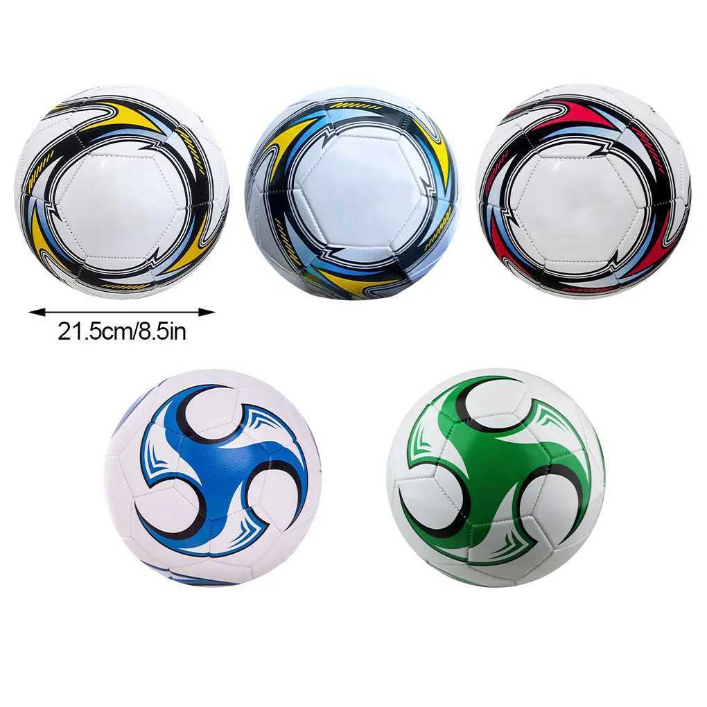 World Football Soccer Balls Official Size5 Machine Sewing PVC Seamless Wearproof Anti-slip Outdoor Match Game Football Training a02 M260318