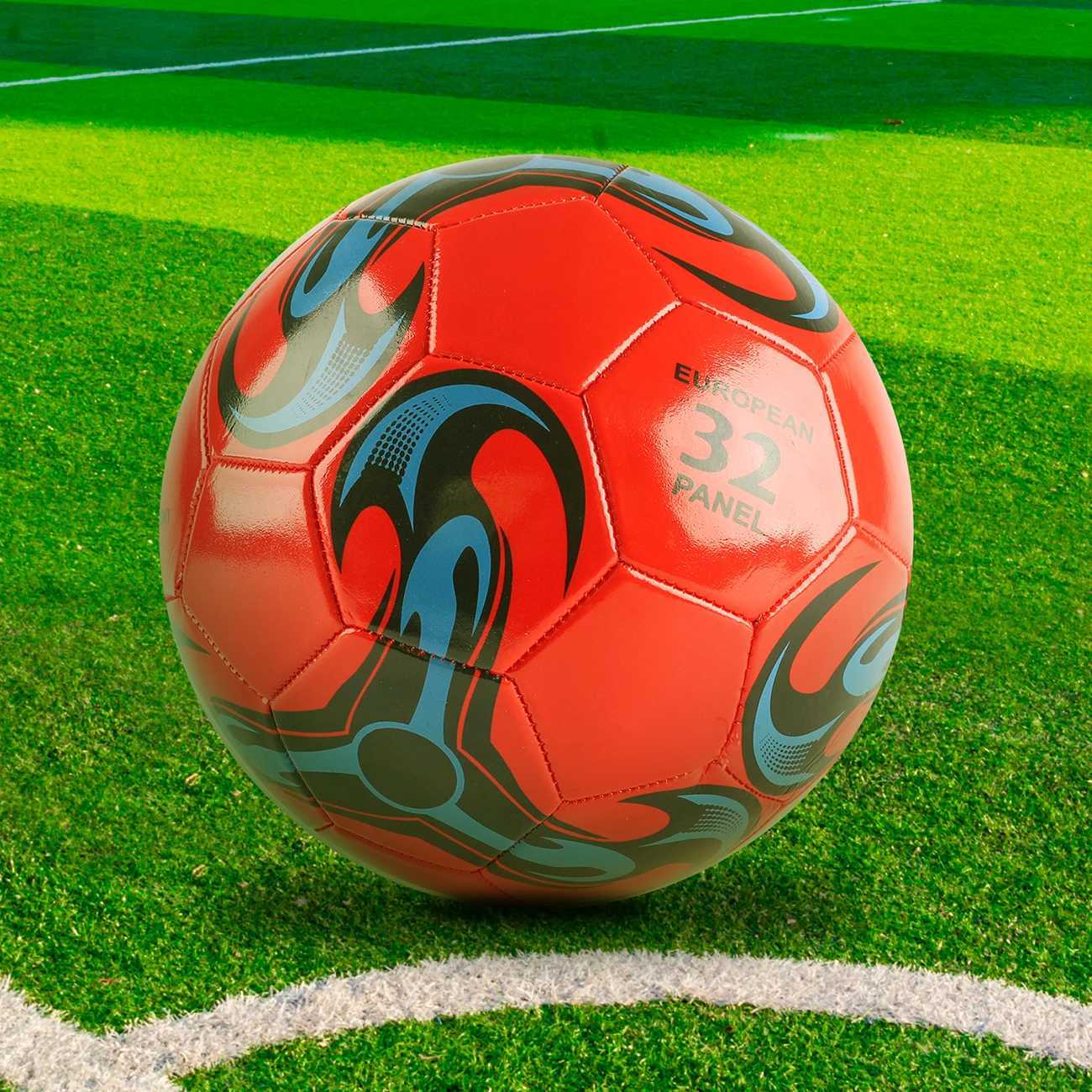 1PC A Size 3 and 5 Cyclone Football Soft Inflatable Red Soccer Ball Suitable for Training and Match Play M260318