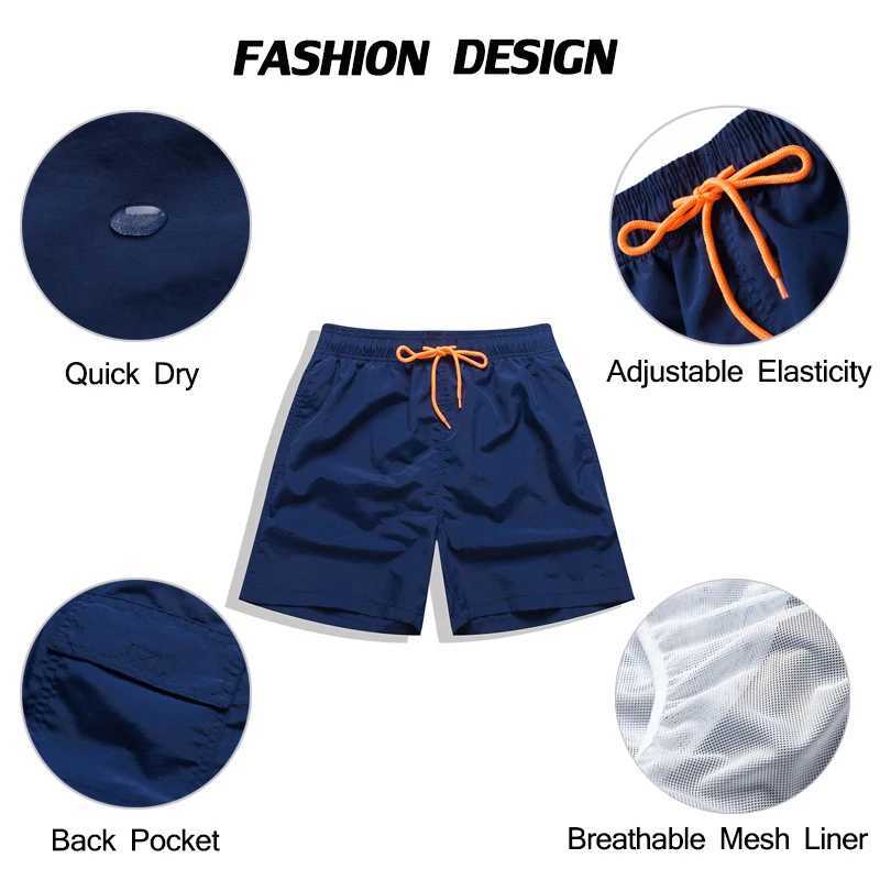 DATIFER Mens Beach Short Surfing Maillot De Bain Sport Man Board Shorts Bermuda Swimwear M260318