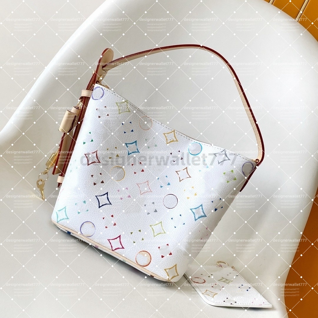 Designer bag all in bucket tote bags colorful fashion womens leather shoulder crossbody bag mini women handbags purse M13089 Mirror Master quality