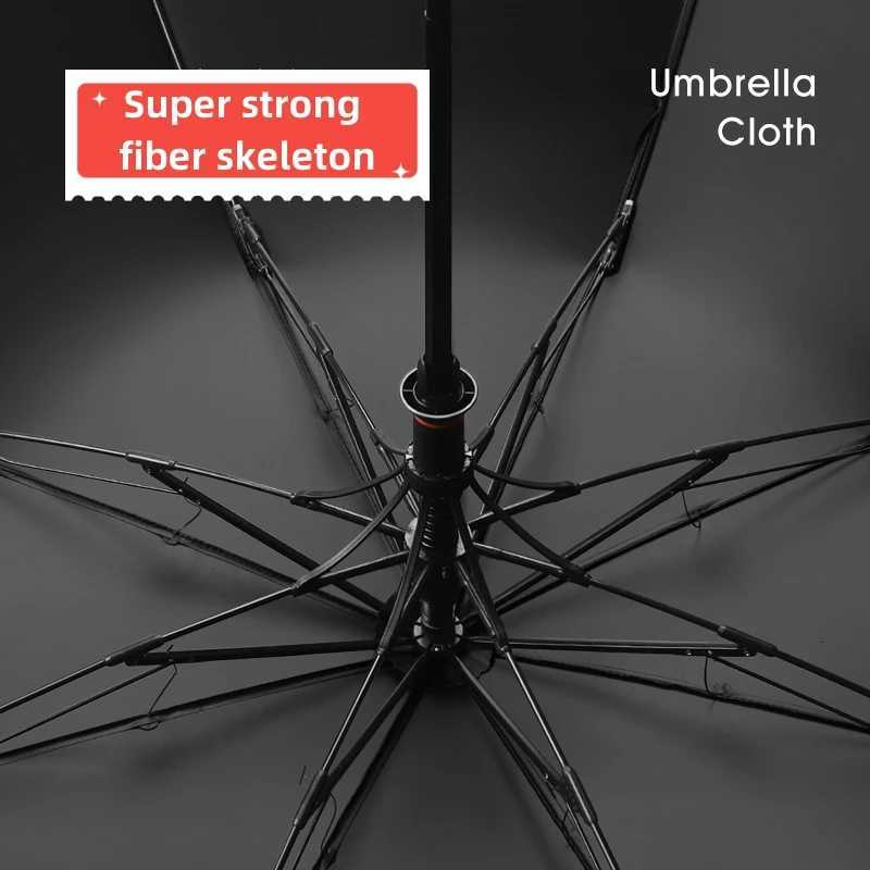 High end two fold loop buckle hook for mens automatic folding oversized Japanese and Korean style umbrellas H260318 - view 4