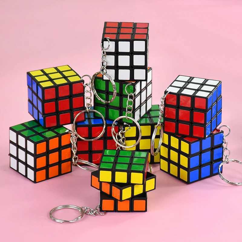 5/10Pc Mini 3cm Magic Cube Children Educational Toy Kindergarten Prize Kids Birthday Party Favors Goodie Bag Pinata Fillers Gift H260314