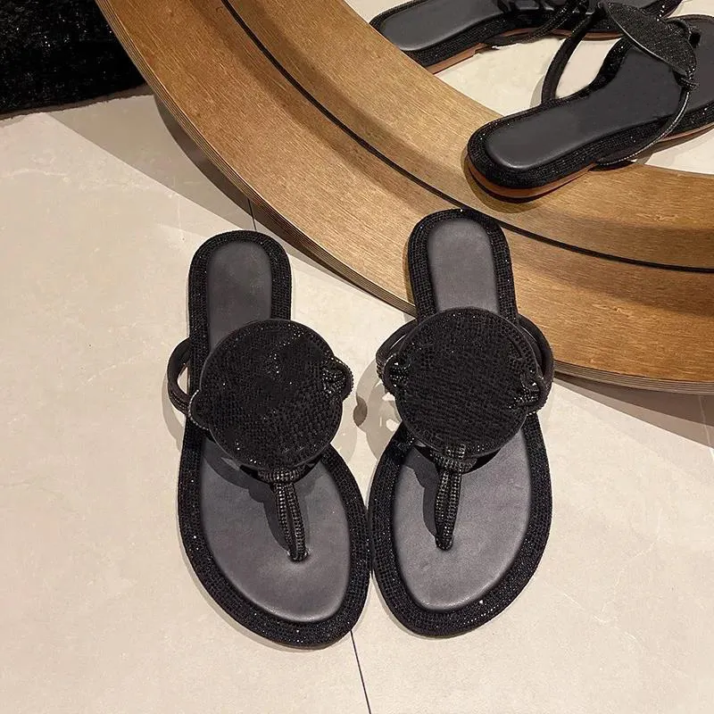 Designer slippers women for ladies girls slides luxury flat flip flops sliders slide sandals sandal womens summer beach outdoor shoes beach slippers luxury sandals