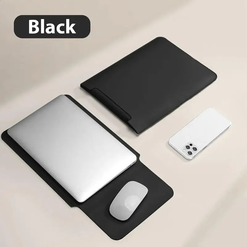 Business Travel Briefcase 11-16 Inch Laptop Sleeve Case PU Cover Notebook Protective Pouch Laptop Case Cover Non-Magnetic 260317