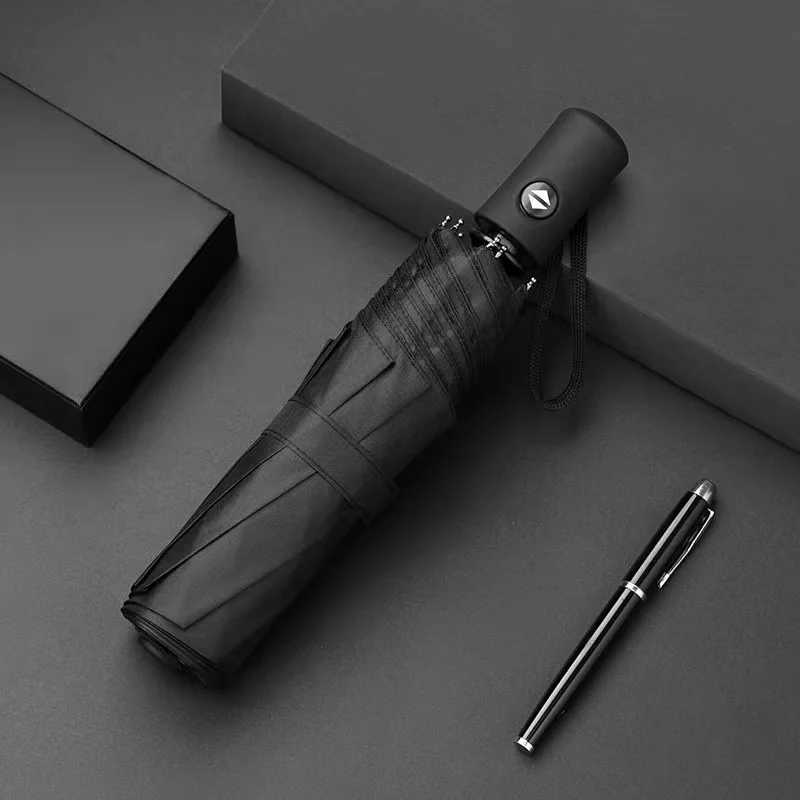 Automatic umbrella eight bone vinyl sunshine and rain dual-purpose sun umbrella sunshade and UV rays automatic folding gift adve H260318 - view 4
