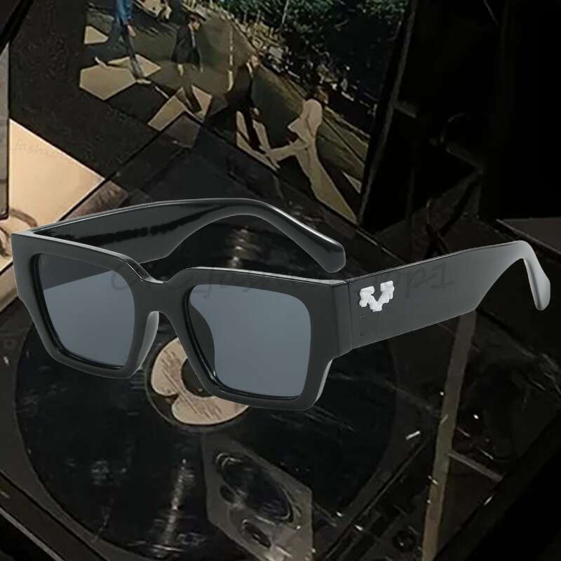 Off sun Glasses Designer Off sunglasses Womens Frame Printed Text Mens Glasses Sunglasses Glass Cross Arrow Glasses Cross Popular Luxury Ff5