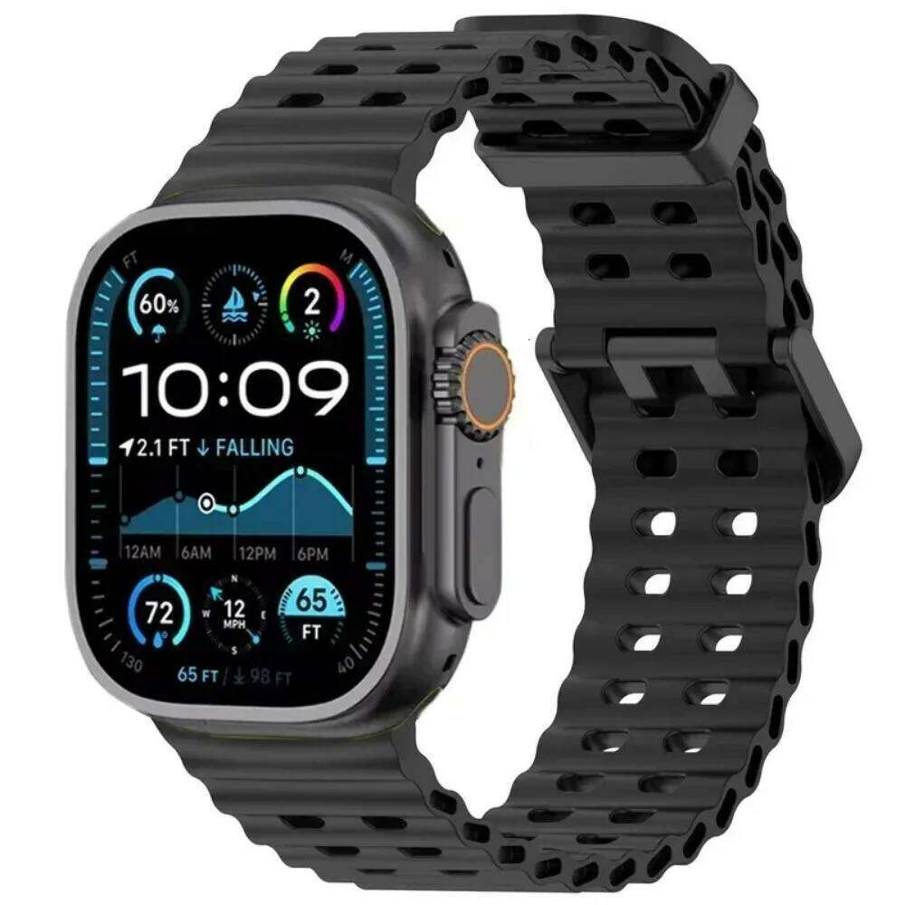 Ocean Band for Apple Watch 2 49mm 46mm 45mm 44mm Breathable Bracelet Wristband iWatch Series Ultra 10 9 8 7 6 5 SE 4 Strap