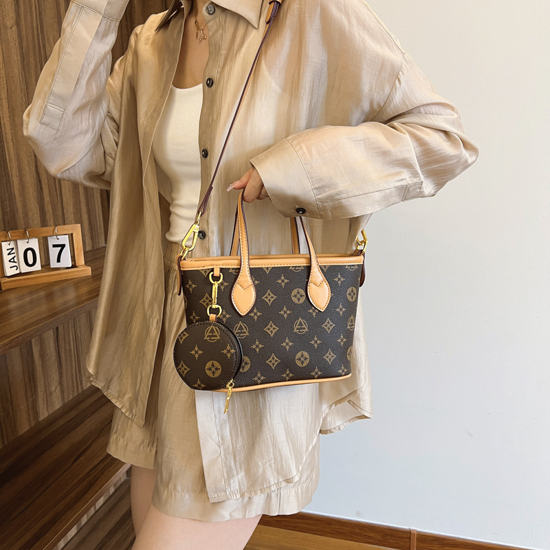 2026 New High end Retro Bag Fashion Basket Style Women's Versatile Shoulder Cross Shoulder Bag Shipping
