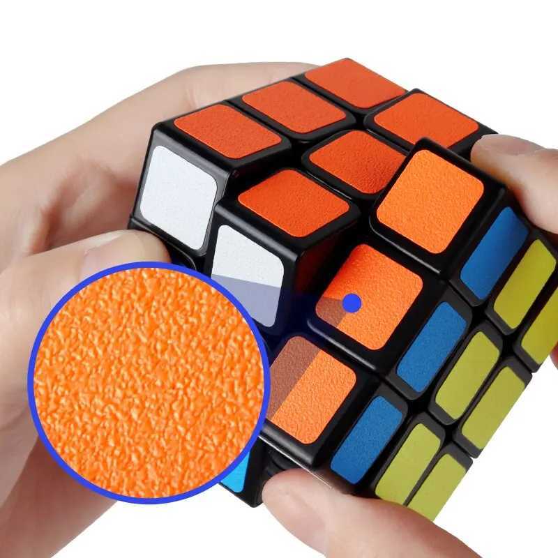 SENGSO Magic Cube 3x3 Frosted Texture Sticker Magic Cube Educational Toys Children Puzzle Toys Designated For Competition Cubes H260314