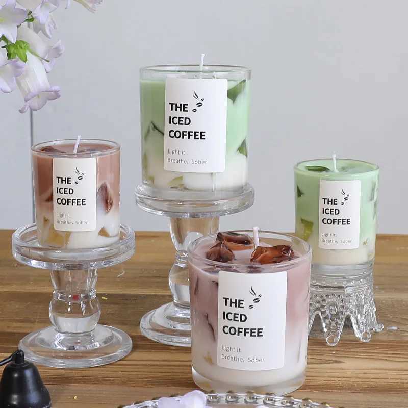 Jelly Wax Coffee Cup Aromatherapy Bedroom Smoke Free Candles Romantic Atmosphere Fragrance D260318