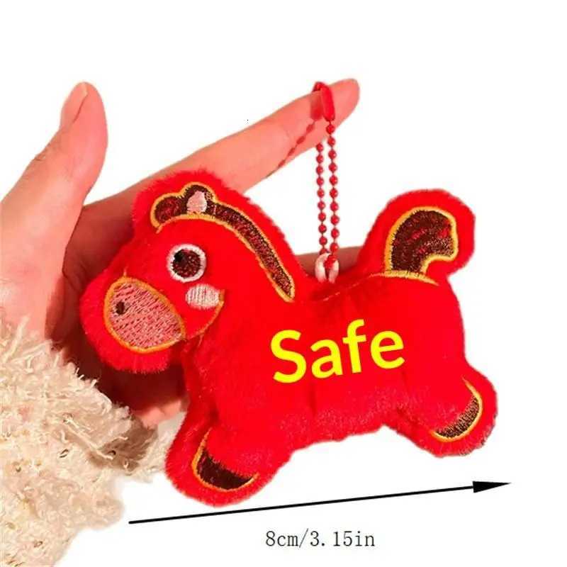 Blessing Souvenir for Chinese New Year Adorable Pony Mascot Plush Doll Stuffed Toy Keychain Pendant H260318 - view 7