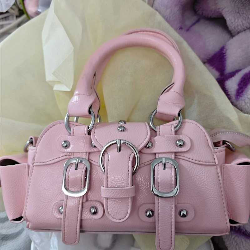 New Womens Fashion Portable Wing Bag Hot Girl Motorcycle Bag Trendy Versatile Shoulder Crossbody BagZ260317