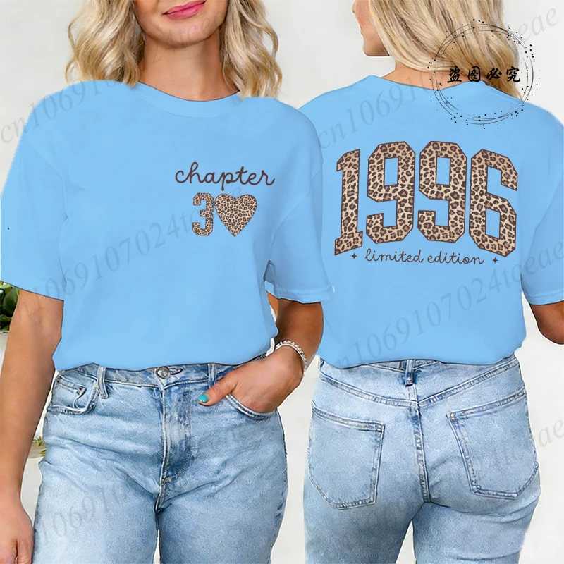 1986 Retro Birthday Womens T-Shirts Leopard 40th Birthday Gifts for Women Mom Fourtieth T-Shirtsshort Sleeve Tops TeesT260317