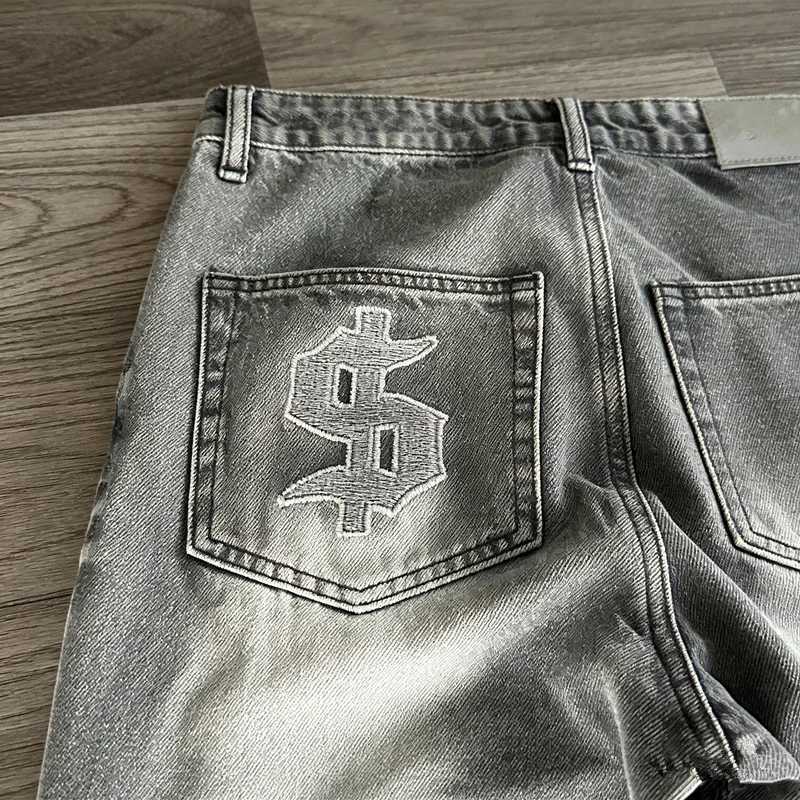 Street Y2K New Casual Joker Jeans Women Harajuku Fashion Hip Hop Retro High Waist Slim Wide-leg Pants Unisex Punk Mopping JeansT260317