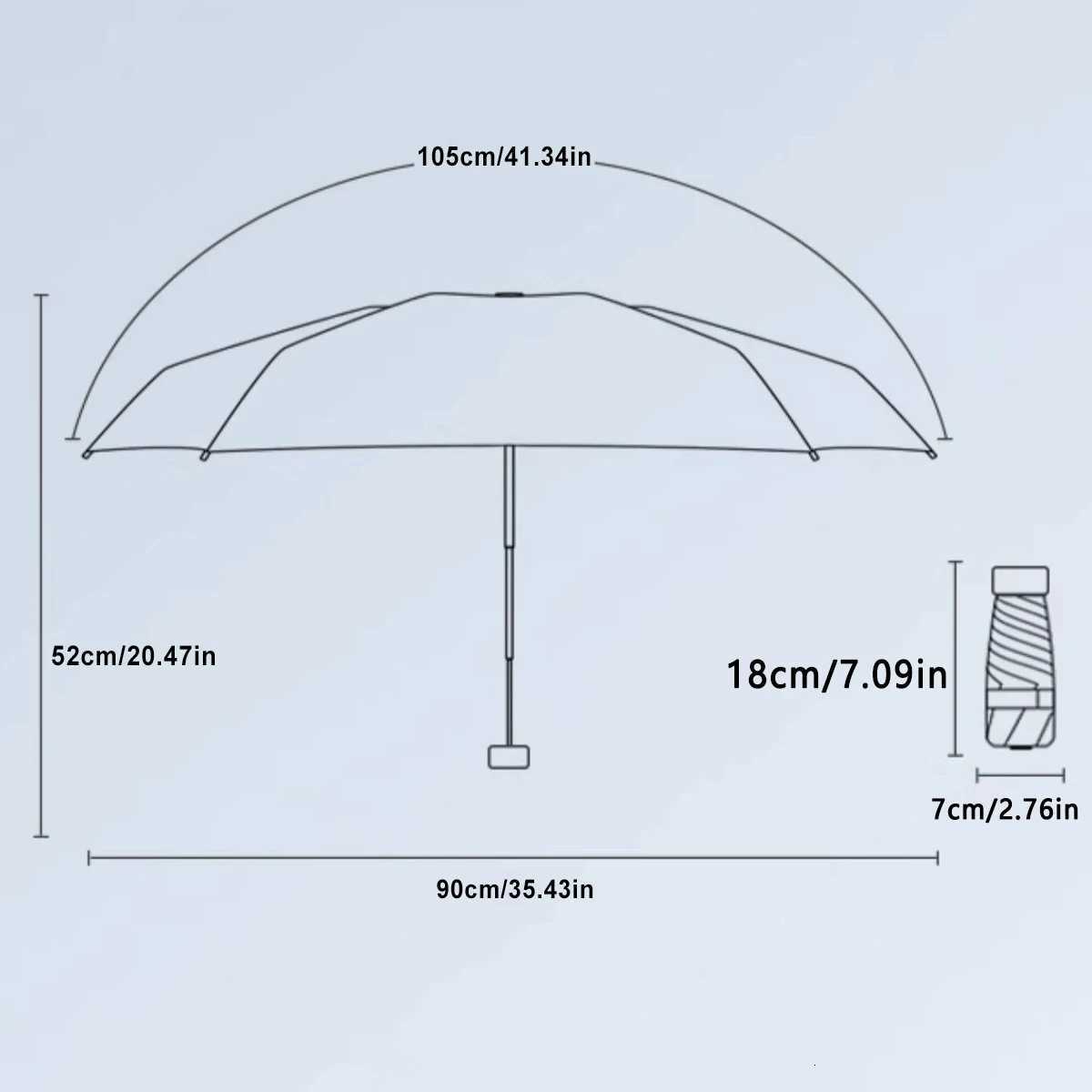 Small Folding Umbrella Sun Women Gift Fashion Men Mini Sun Parasol Girls Anti-UV Portable Pocket Travel Umbrellas H260318 - view 4