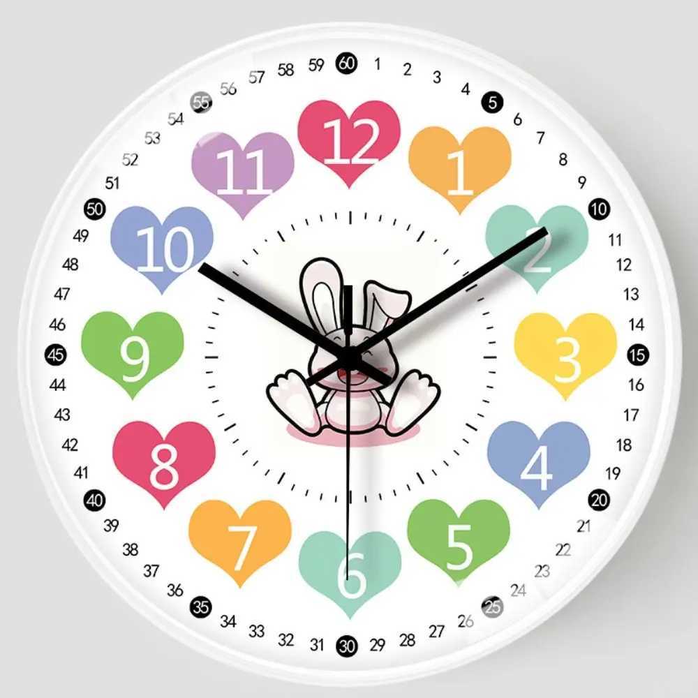 Silent Wall Clock For StudentTeaching Clock For ClassroomsNon Ticking Learning ClockWall DecorEducational Tool D260318