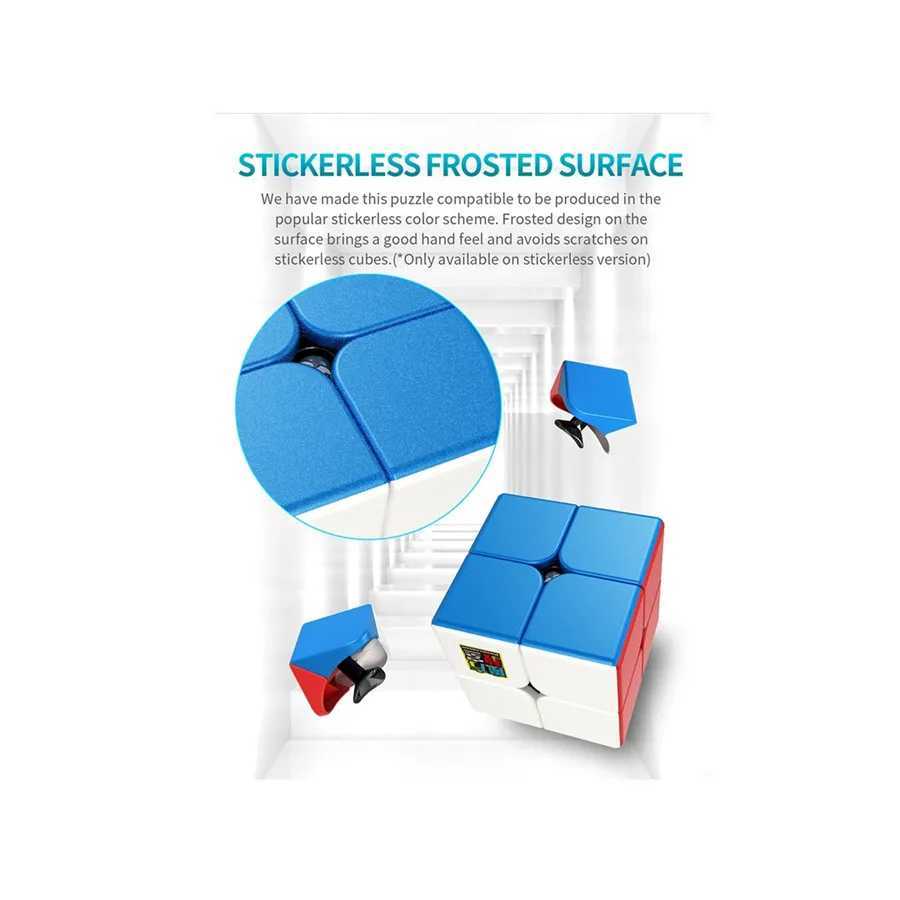 MoYu Meilong 2x2 Mini Magic Cubes 50mmx50mm Speed Puzzle Cubo Magico Educational Toys Birthday Christmas Gifts For Children H260314