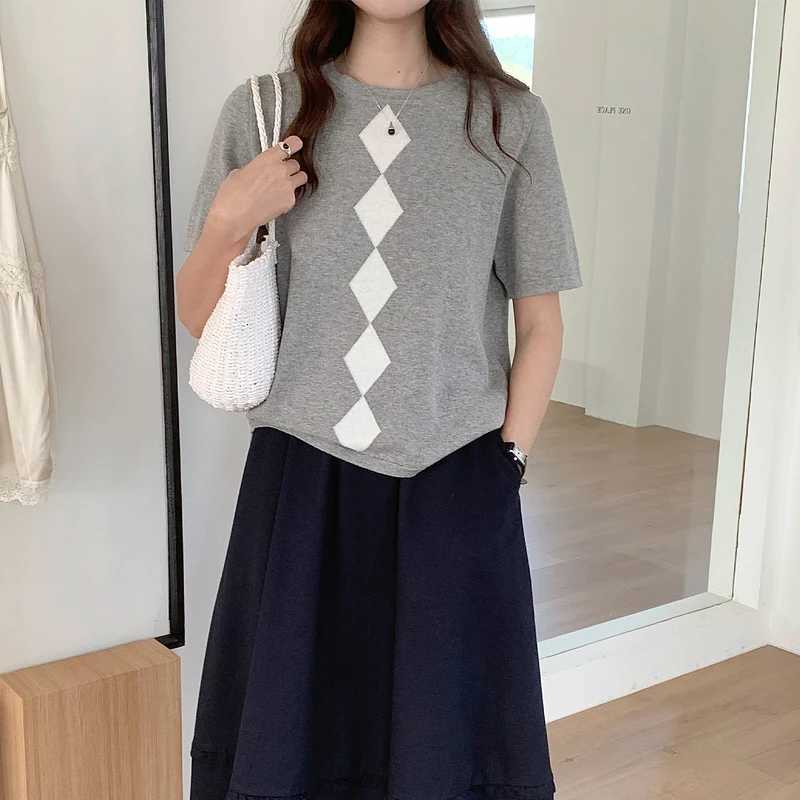 Summer Womens Clothing 100 Cotton T-shirts Short Half Sleeve O Neck Clothes Casual Pullover Basic Female TopT260317