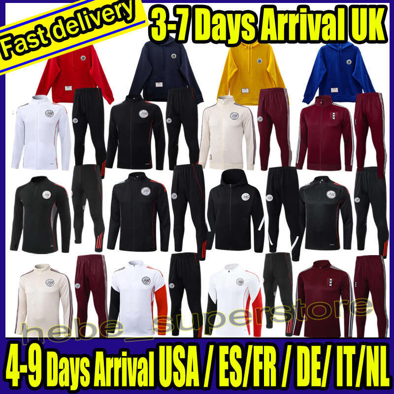 2025 2026 2027 Aajax jacket tracksuit long training suit kit uniform Children adult sweatshirt Sweater sets Pparis Ssaint Aajax