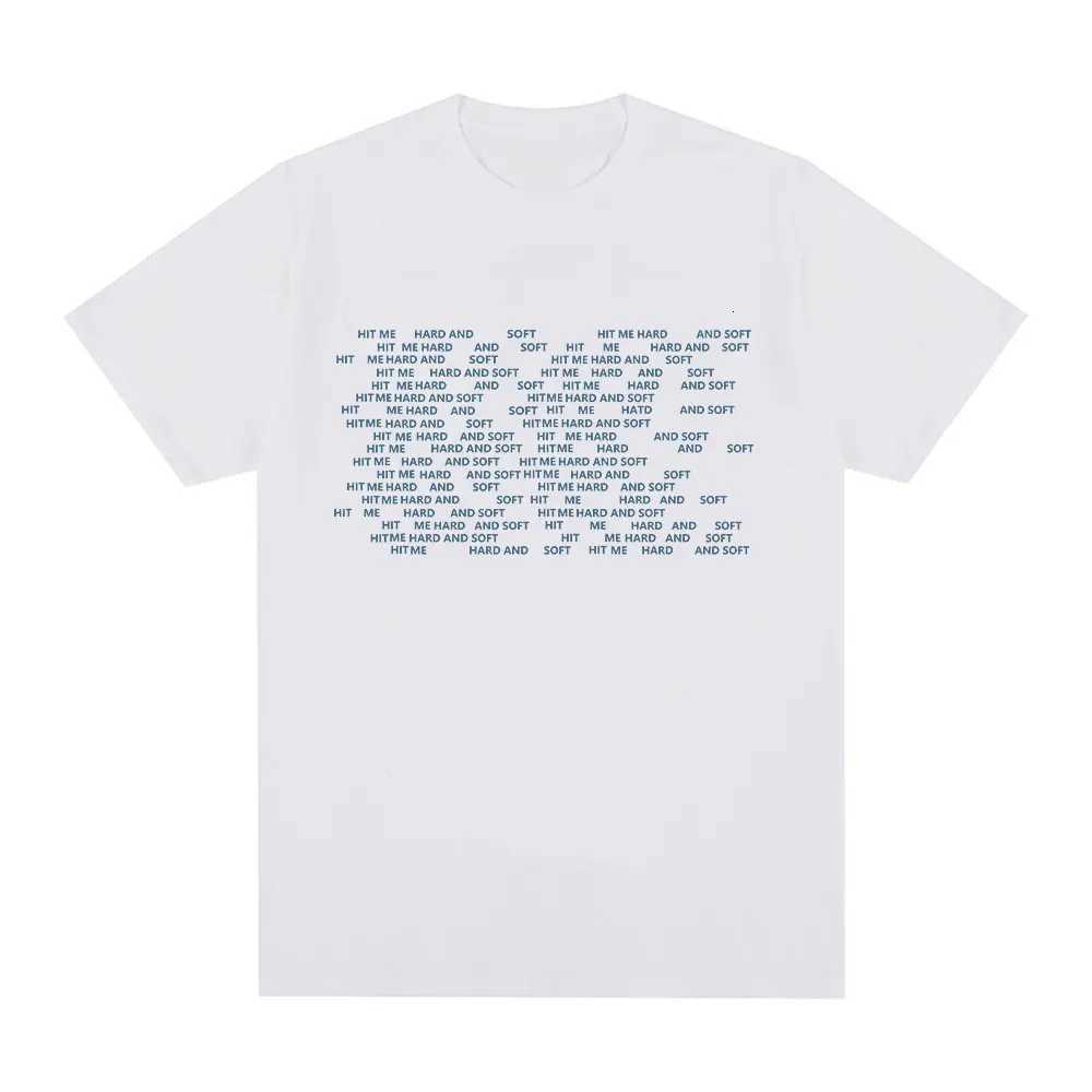 Hit Me Hard and Soft Tour T Shirt Men Fashion Hip Hop T Shirts 100 Cotton Loose Short Sleeve T-shirts Fans Gift TopsT260317