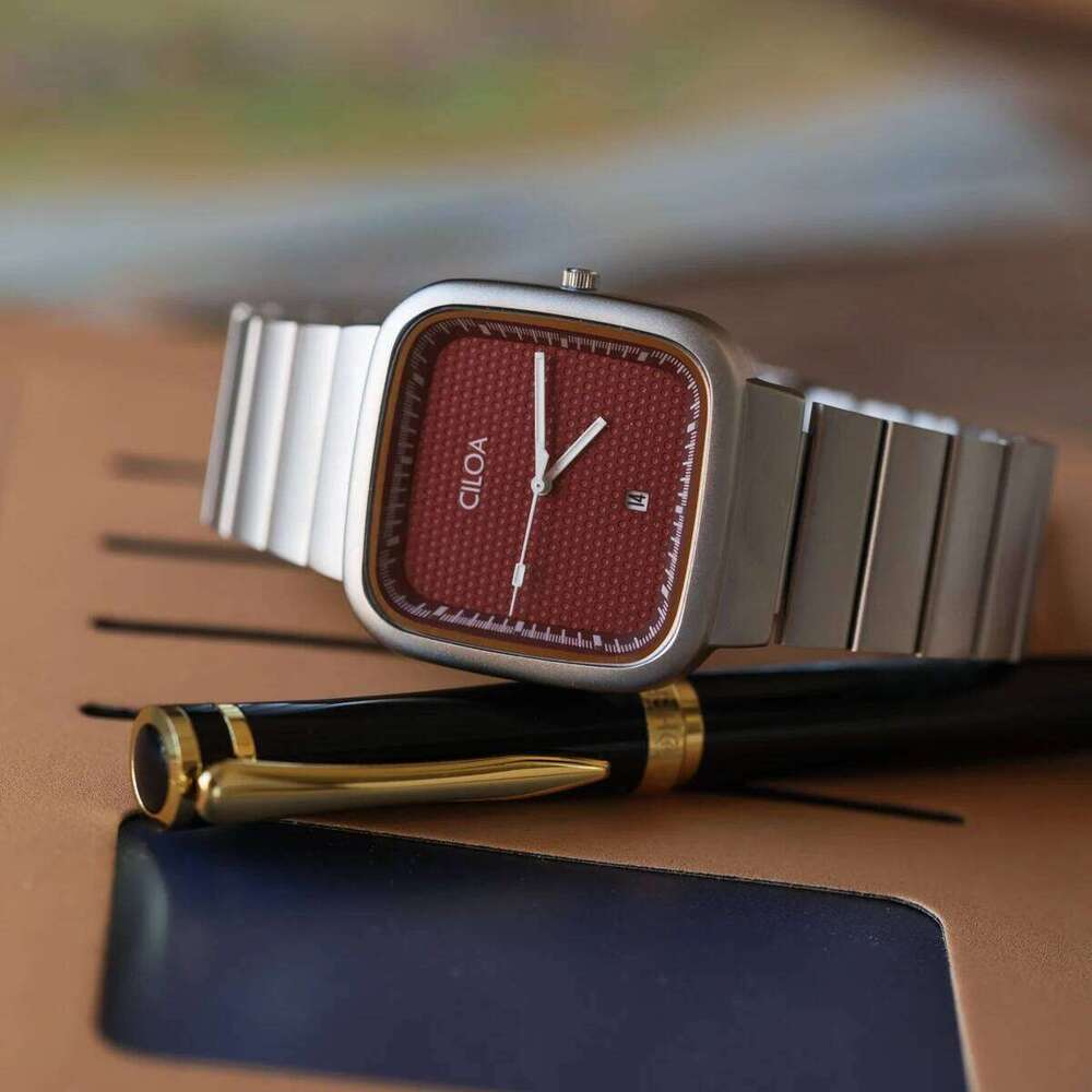 CILOA New Men's Square Watch - Stylish, Elegant & Business Casual