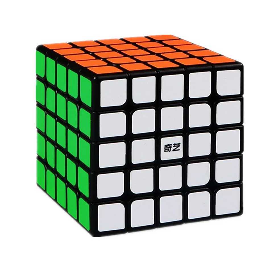 Qiyi Magic Cube 2x2 3x3 4x4 5x5 6x6 Black Stickers Educational Puzzle Magic Cube Toys For Children Kids Gift Toy Cubo Magico H260314
