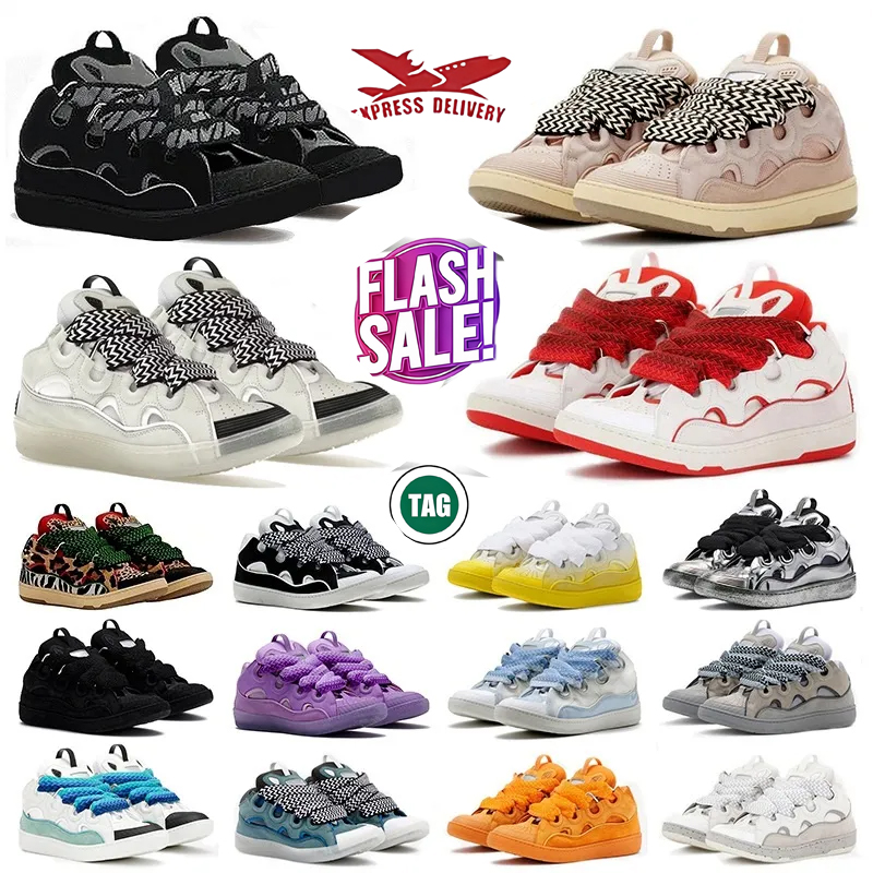 10ADesigner Leather Curb Sneakers Dress Shoes For Men Women Extraordinary Casual Platform Sneaker Graffiti Leopard Outdoor Mens Trainers Size 35-47 With Box