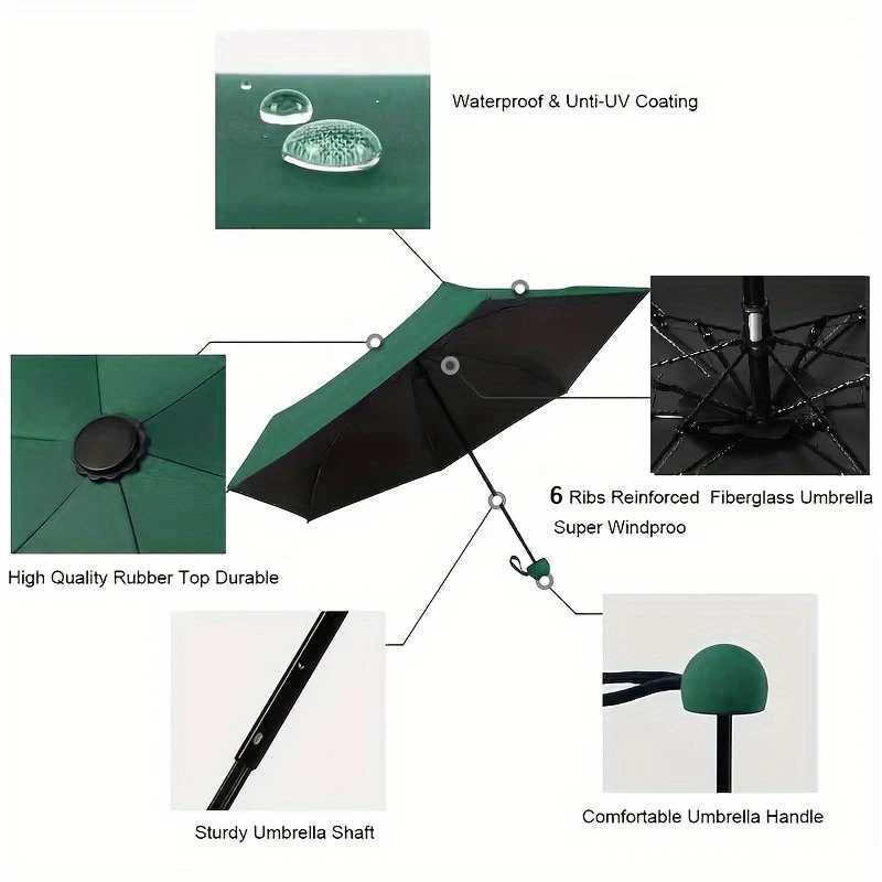 UPF50 Mini Capsule Folding Umbrella Vinyl Portable Sun Rain Umbrella UV Sunshade Small Pocket Parasol for Dual Use Protection H260318 - view 7