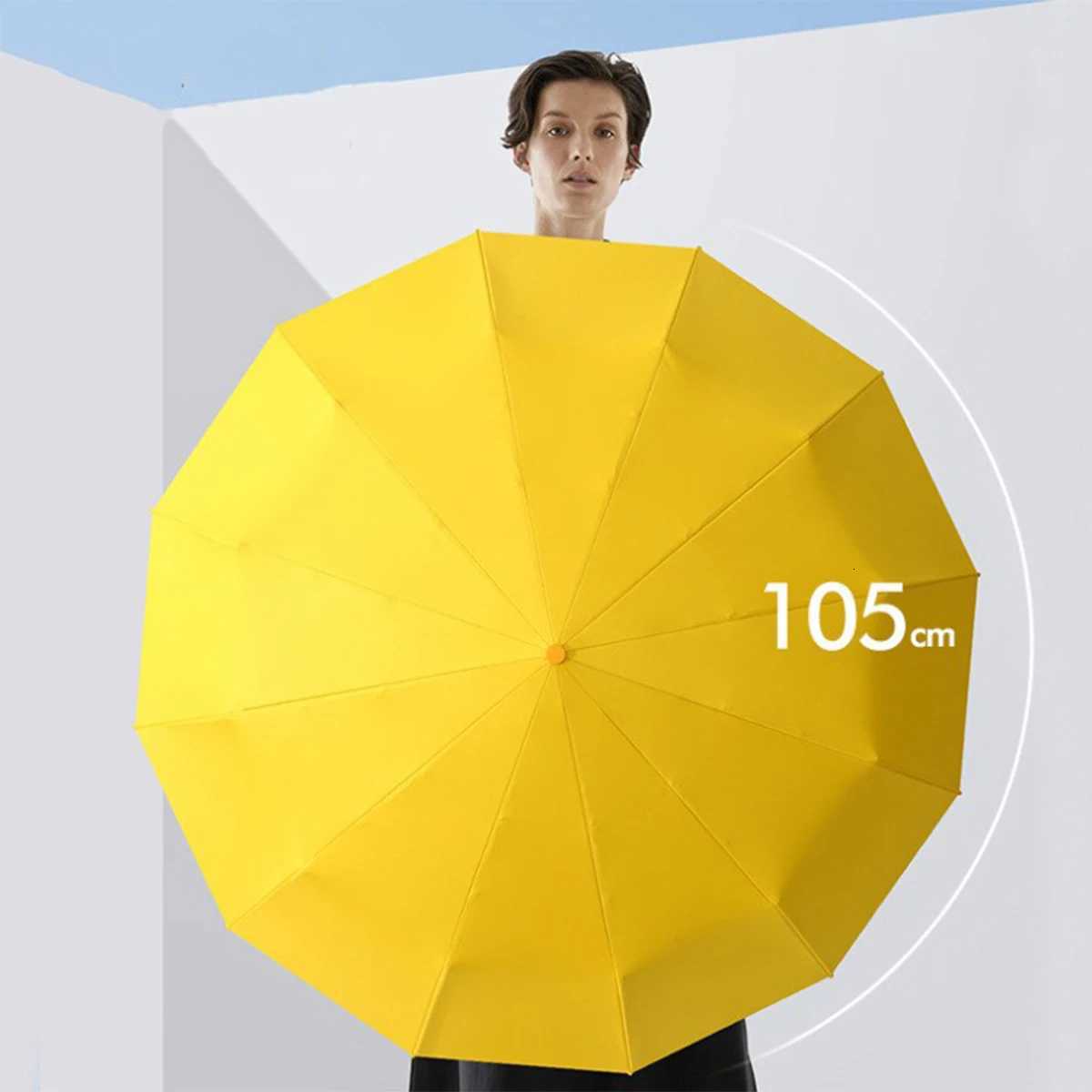 Automatic opening of 72 bone oversized sunshade suitable for business and home double-layer sunshade windproof and waterproof H260318