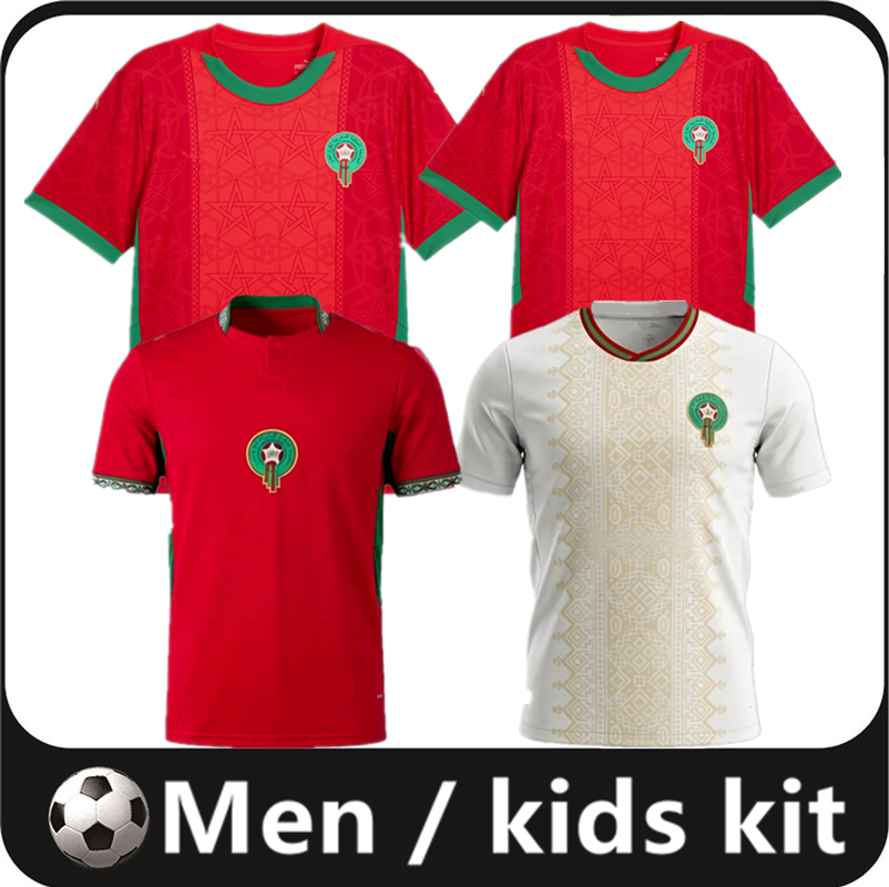 Morocco 2026 World CUP soccer jersey Africa Cup HAKIMI BRAHIM OUNAHI 2027 SAISS ZIYECH Y.EN-NESYRI 26 27 National team Home Player football shirt 16-4XL