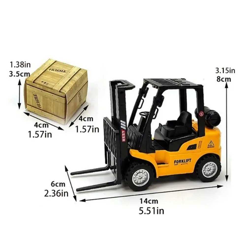 Car Play Toy Vehicle Set Toy Vehicles Vehicle Construction Die-Cast Model Forklift Friction Toy Pallet Interactive Toy Y260316