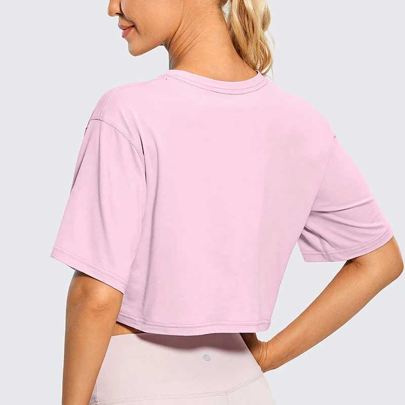 Harajuku Shirt Funny Y2K Womens Crop Tops Casual Female White Crop Tops T-shirt Round Neck Short Loose Tees Summer StreetwearT260317