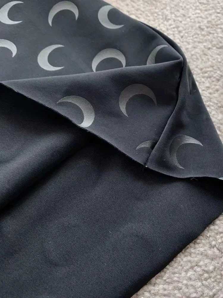 Fashionable Printed Slim Fit Elastic Long Sleeved Womens T-Shirt Korean Casual Thin Comfortable Round Neck with Women TopT260317