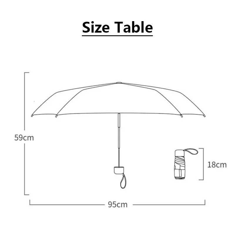 Low Price Promotion Mini Sun Umbrella Pocket Rain Umbrella Vinyl Folding UV Ultraviolet Protection Sun Shade Pocket Parasol H260318 - view 6