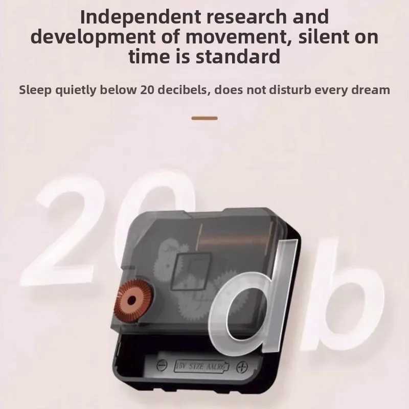 Cartoon Cat Wall Clock Creative Cat Tail Swing Wall Clock Quartz Mute Wall Clock Home Decoration Living Room Bedroom Decoration D260318