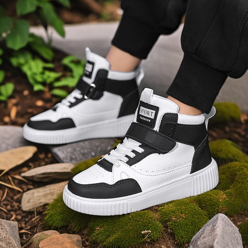 kids high top sneakers green white sneakers toddler casual shoes non-slip walking shoes breathable kids shoes boys girls fashion shoes children school