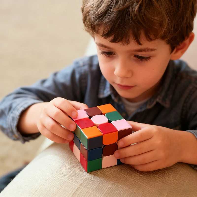 New Color Magic Cube Puzzle Kid Toy 3X3 Professional Cube Single Magnetic Best Gift Fast Silent Zero Delay Ultra-Fast Turning H260314