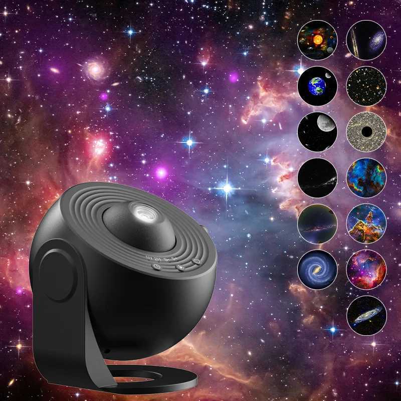 Night Light Galaxy Projector Starry Sky Projector Rotate Planetarium Lamp Night lamp For Room decoration and holiday gifts H260318