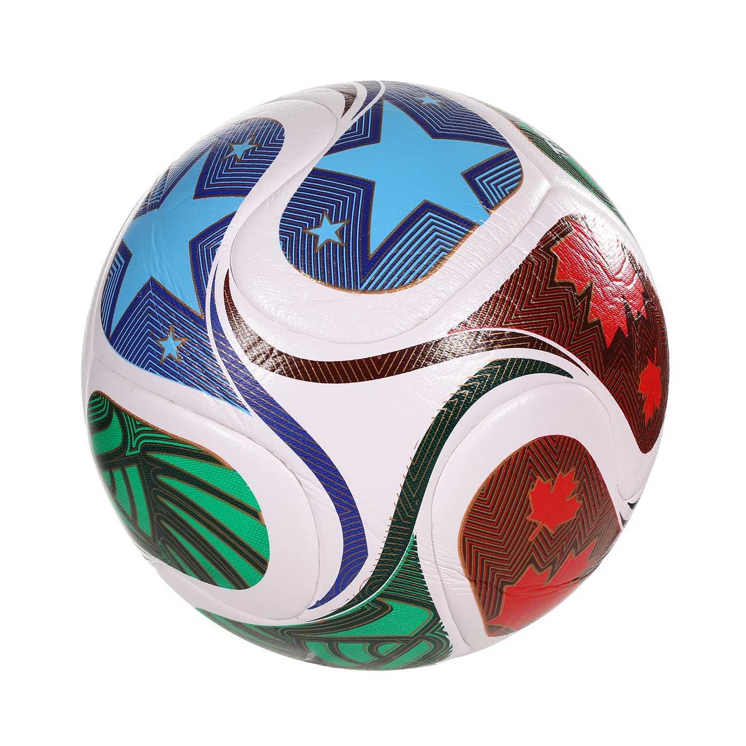 2026 High Quality Soccer Ball Official Size 5 PU Material Seamless Wear Resistant Match Training Football Futbol Voetbal Bola M260318