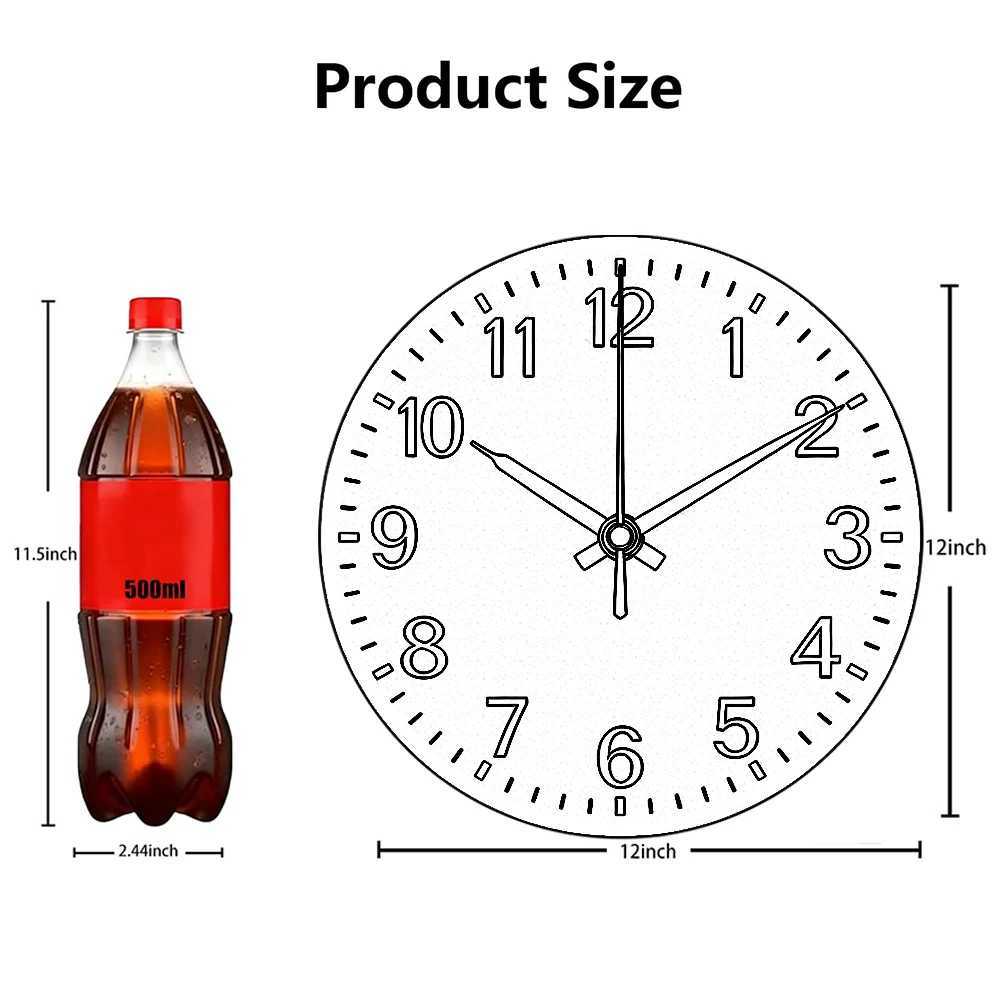 12 inch Modern Simple Wall Clock Light Shadow Series Living Room Bathroom Fashion Art Wall Watch Nordic Light Luxury Decoration D260318