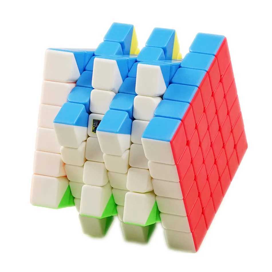 Moyu Meilong 6x6 Magic Cube 61mm Size Stickerless 6x6x6 WCA Competition LearningEducational Toys For Children Gift 6x6 v2 Cube H260314