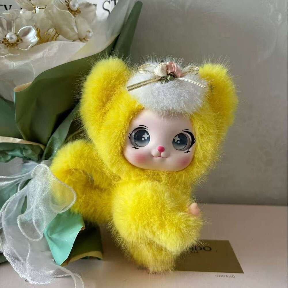 Trendy Cute Items Adorable Vinyl Doll Pendants Plush Toys Lali Figurine Decorations Bag Charms Keychains QIAOWANTONG