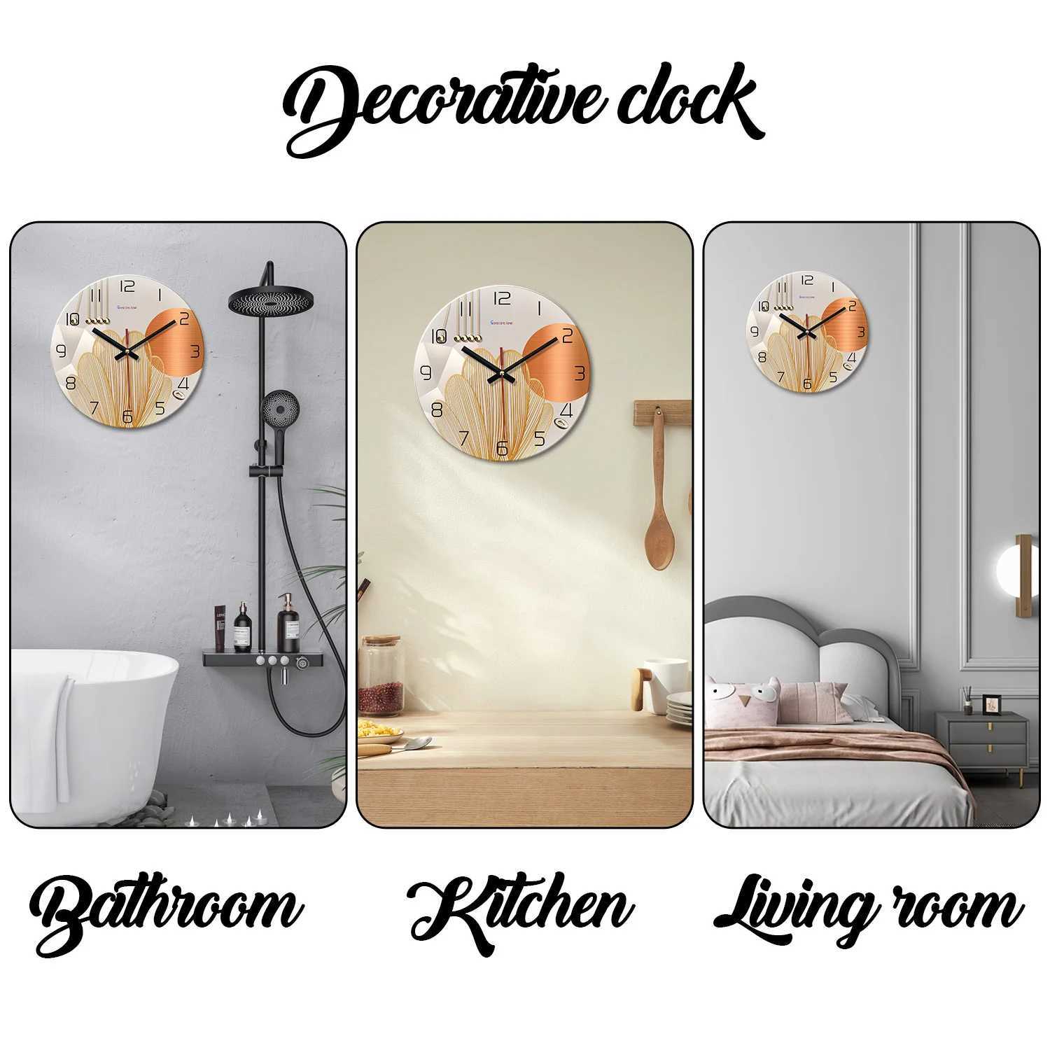 Kitchen Home Decoration Wall Clock Silent Quartz Clock Holiday Gift 12 Inches 14 Inches D260318