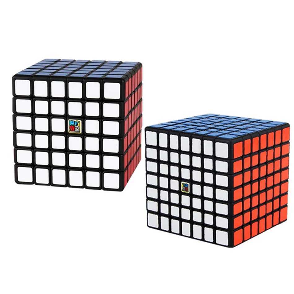 MoYu Meilong Speedcube Black Sticker 6x6x6 7x7x7 8x8x8 Cube Magic 4x4 5x5 6x6 7x7 8x8 Speed Puzzle Educational Toy Children H260314