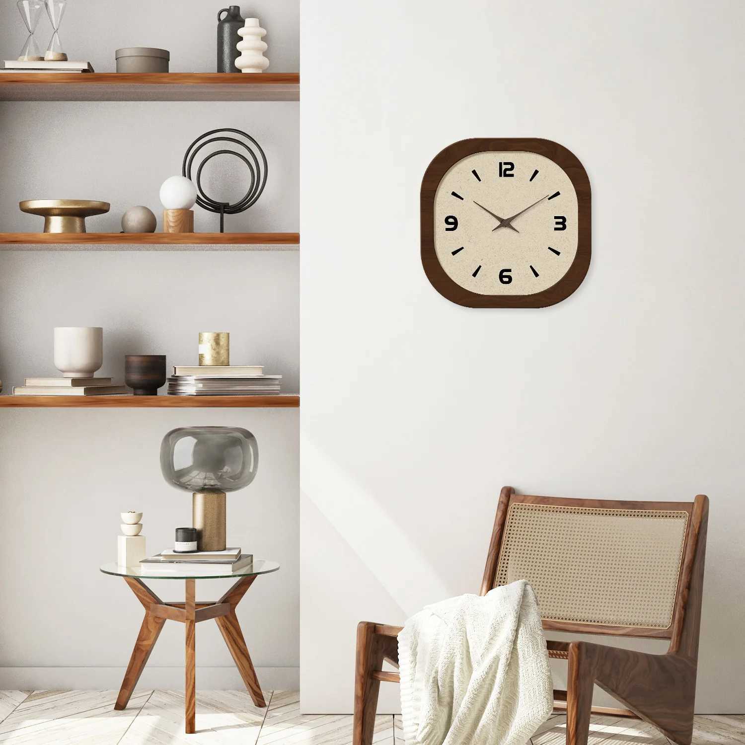 reamC rystalP orcelainS quareShapedSi mplePa tternWo odenWa llCl ockfo rLi vingRo omBe droomKi tchenHo meDe corationSi lentQu artzCl ockHo lid D260318