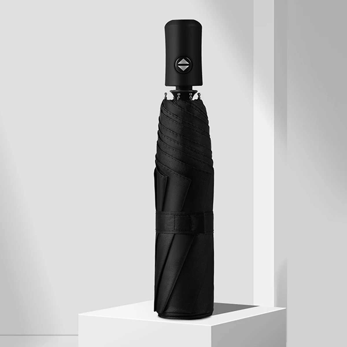 Automatic umbrella eight bone vinyl sunshine and rain dual-purpose sun umbrella sunshade and UV rays automatic folding gift adve H260318 - view 3